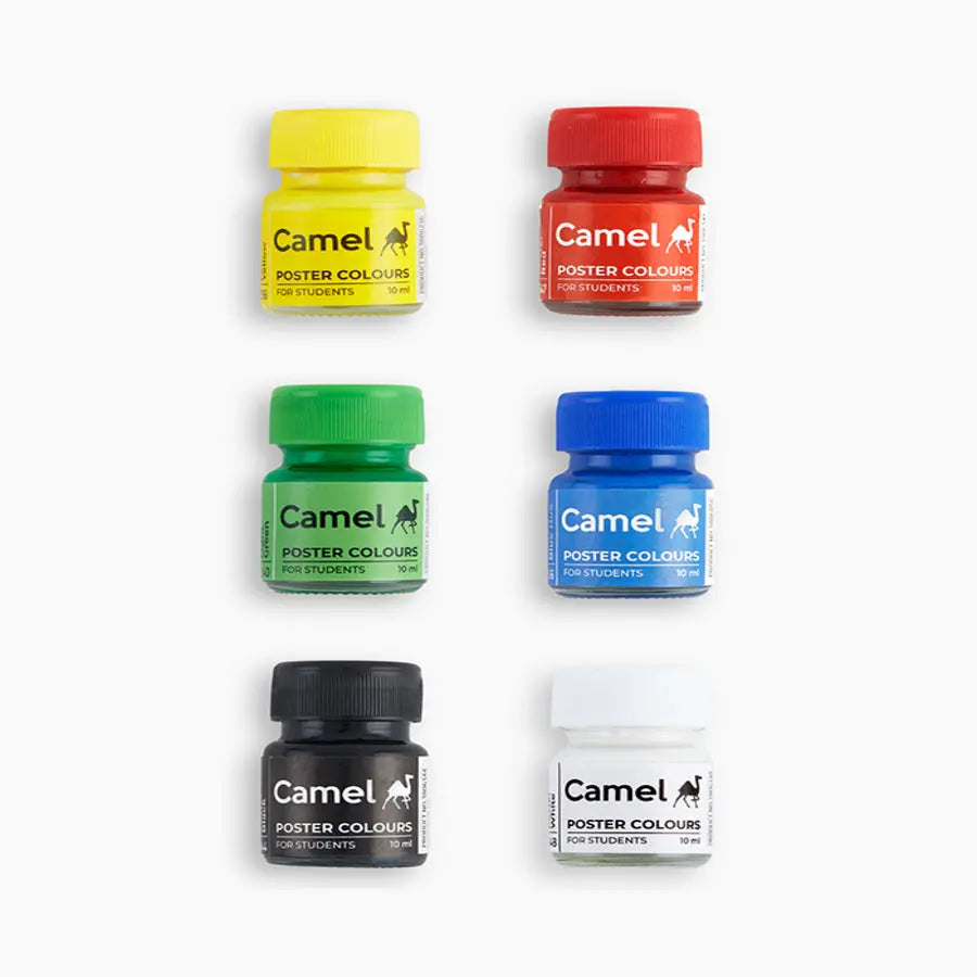 Camel Student Poster Colours - Sets of 6 to 12 Shades - 10ml