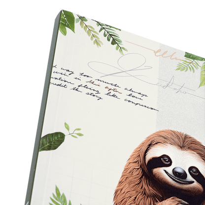 Nightingale Animal Notebook Sloth Bear