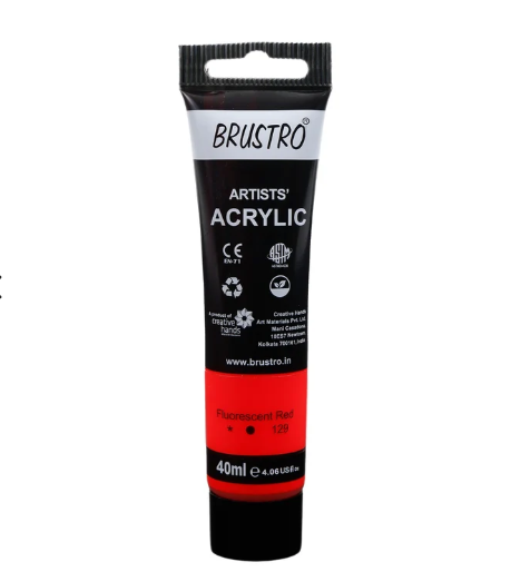 Brustro Arists' Acrylic 40ml(42 Shades Available)