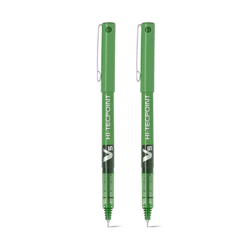 Pilot V5 Hi-Tecpoint Roller Ball Pen Set