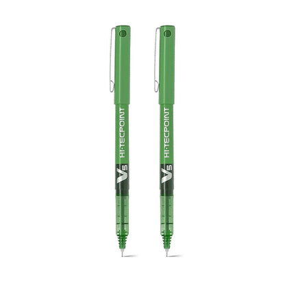 Pilot V5 Hi-Tecpoint Roller Ball Pen Set