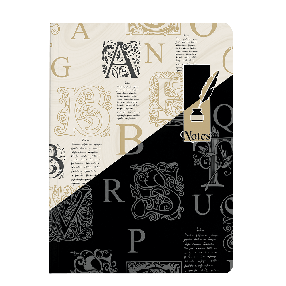 Nightingale Layflat Notebook – Black