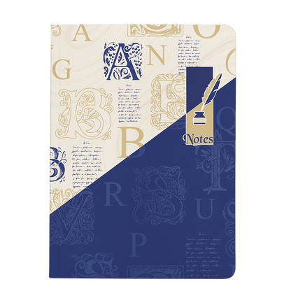 Nightingale Layflat Notebook – Blue
