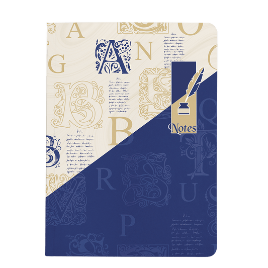 Nightingale Layflat Notebook – Blue