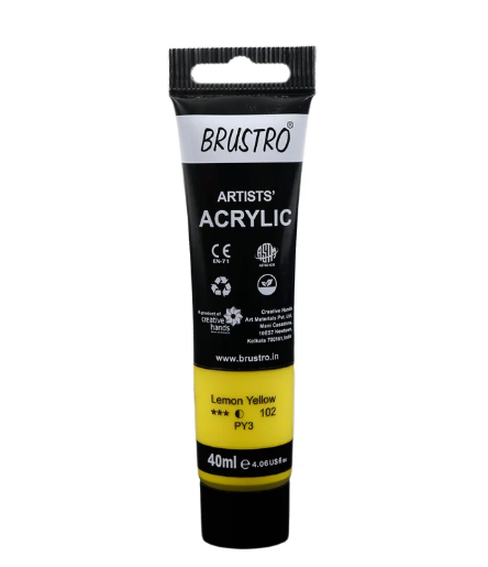 Brustro Arists' Acrylic 40ml(42 Shades Available)