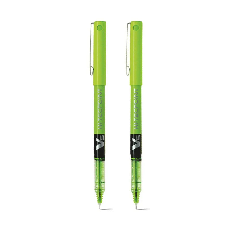 Pilot V5 Hi-Tecpoint Roller Ball Pen Set