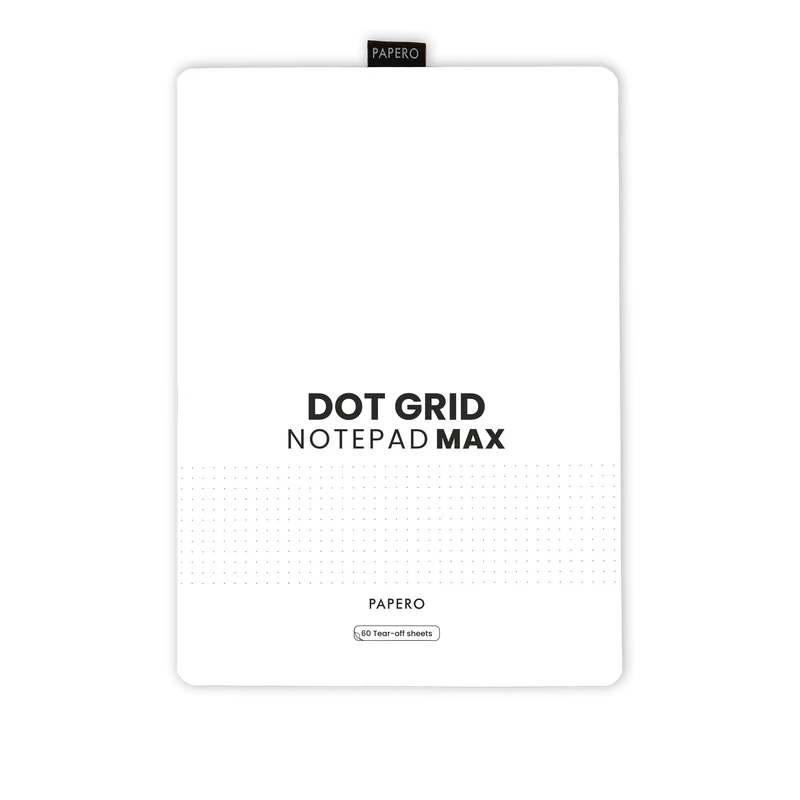 Dot Grid Notepad Max | 29.7 x 21 cm | 60 Sheets