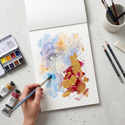 Potentate Oil Pastel Paper Pad |A4 | A5 | 300GSM