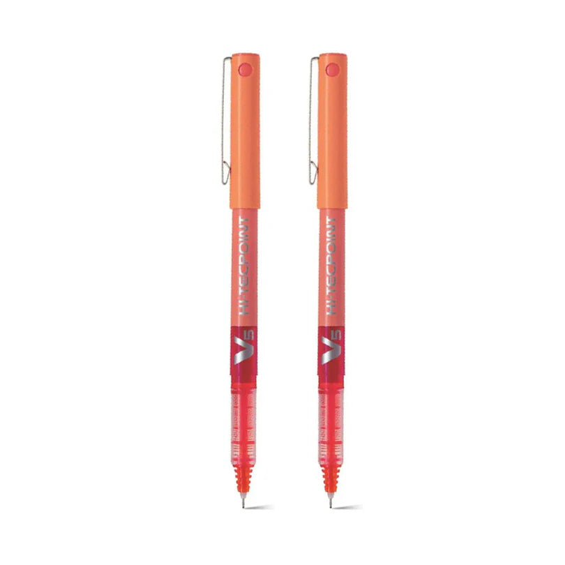 Pilot V5 Hi-Tecpoint Roller Ball Pen Set