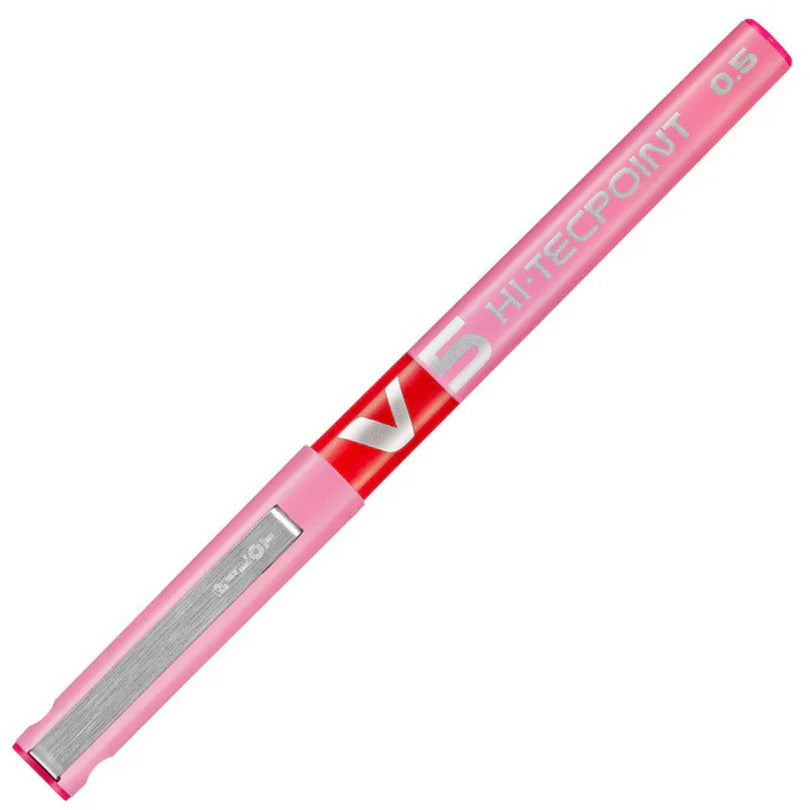 Pilot V5 Hi-Tecpoint Roller Ball Pen Set