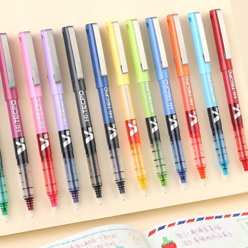 Pilot V5 Hi-Tecpoint Roller Ball Pen Set
