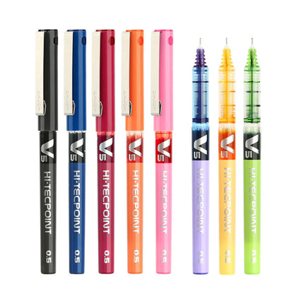 Pilot V5 Hi-Tecpoint Roller Ball Pen Set