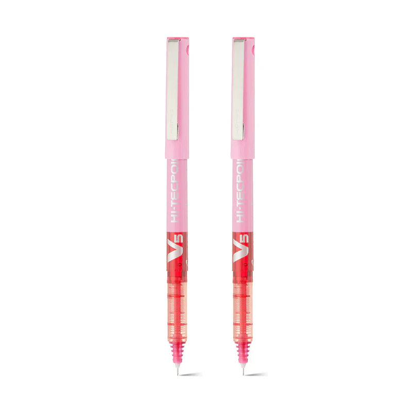 Pilot V5 Hi-Tecpoint Roller Ball Pen Set