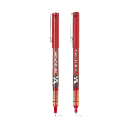 Pilot V5 Hi-Tecpoint Roller Ball Pen Set