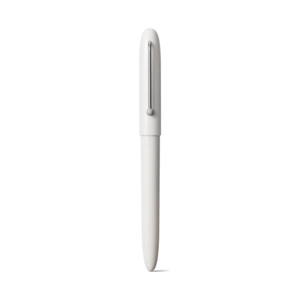 White pen on a white background