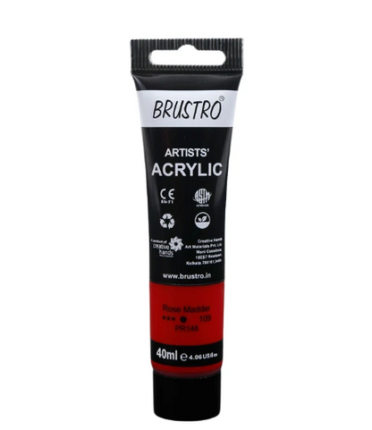 Brustro Arists' Acrylic 40ml(42 Shades Available)