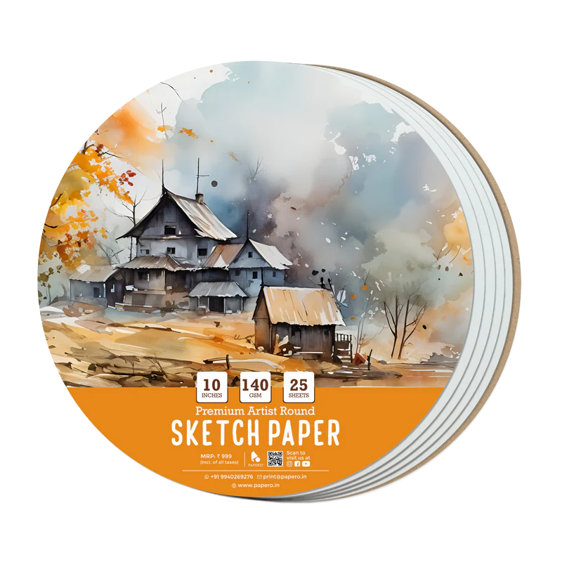 Round Sketch Paper