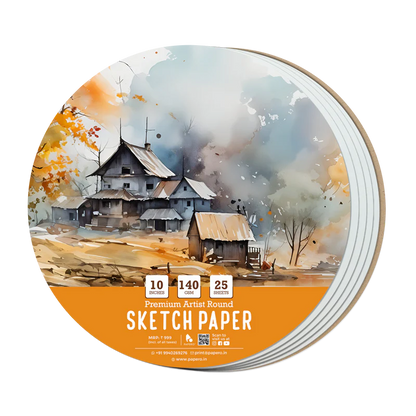Round Sketch Paper