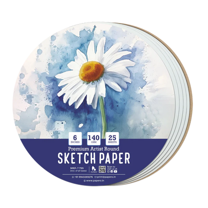 Round Sketch Paper