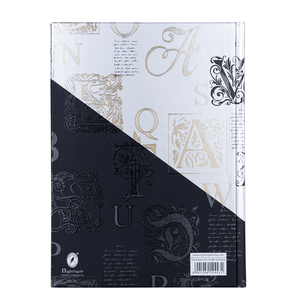 Nightingale Hard Cover Notebook Black