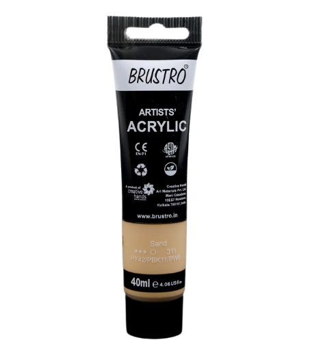 Brustro Arists' Acrylic 40ml(42 Shades Available)