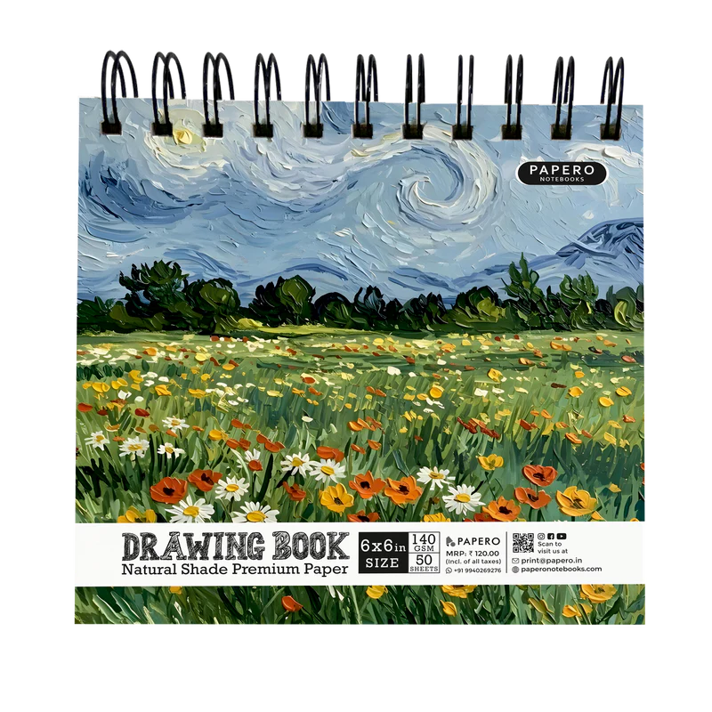 Square Sketchbook | 6 Inch