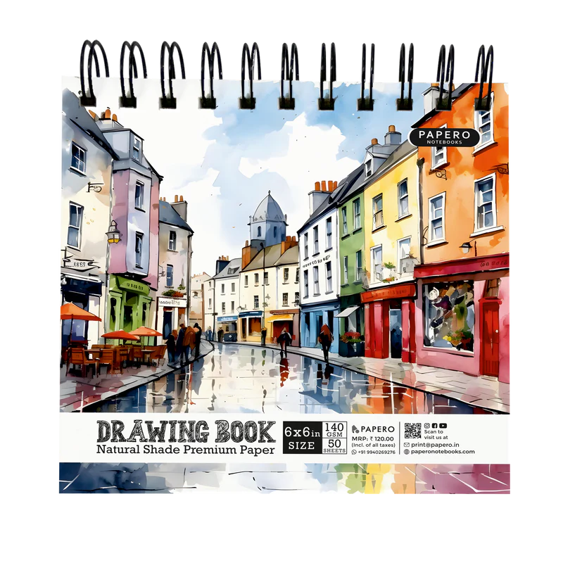 Square Sketchbook | 6 Inch