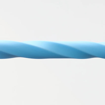 Wavy blue line on a white background