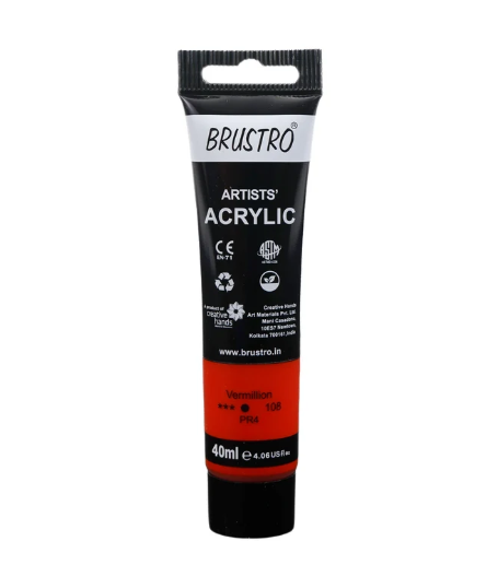 Brustro Arists' Acrylic 40ml(42 Shades Available)