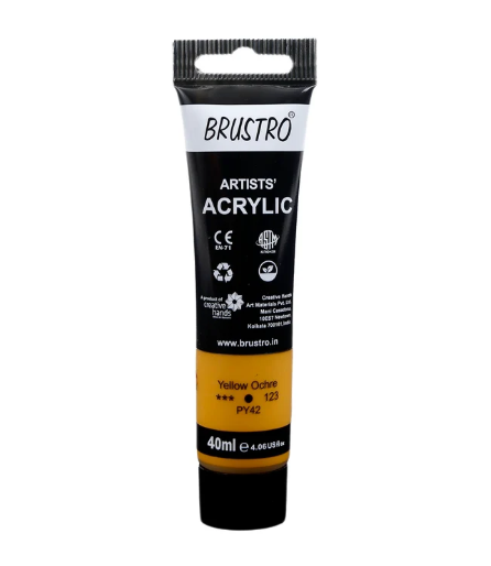 Brustro Arists' Acrylic 40ml(42 Shades Available)