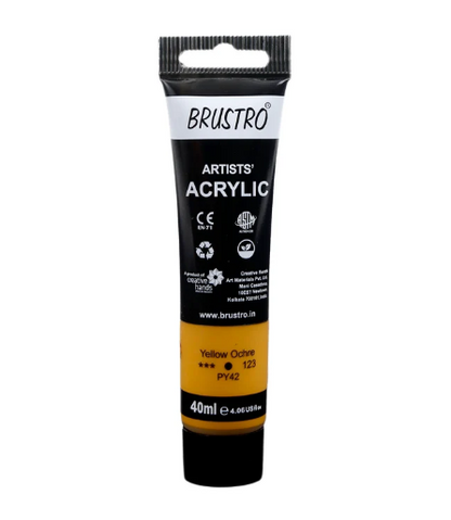 Brustro Arists' Acrylic 40ml(42 Shades Available)