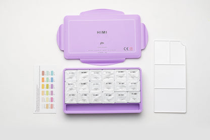HIMI - Gouache Paint - 30 ml cups x 18 colours - Pastels set