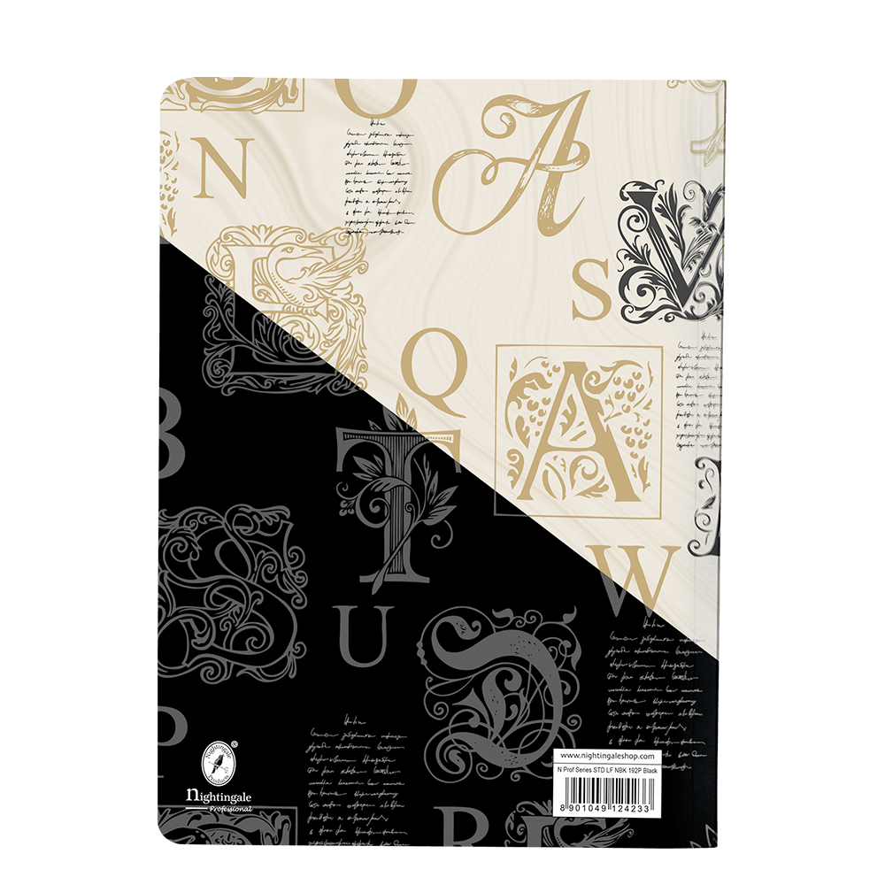 Nightingale Layflat Notebook – Black