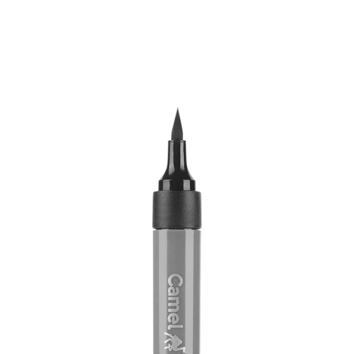 Camel Artist Brush Pen - Black - Flexible Tip for Calligraphy & Art