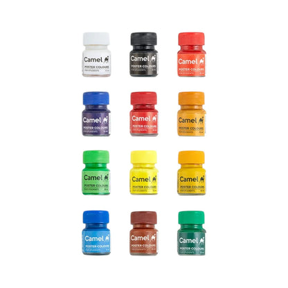 Camel Student Poster Colours - Sets of 6 to 12 Shades - 10ml