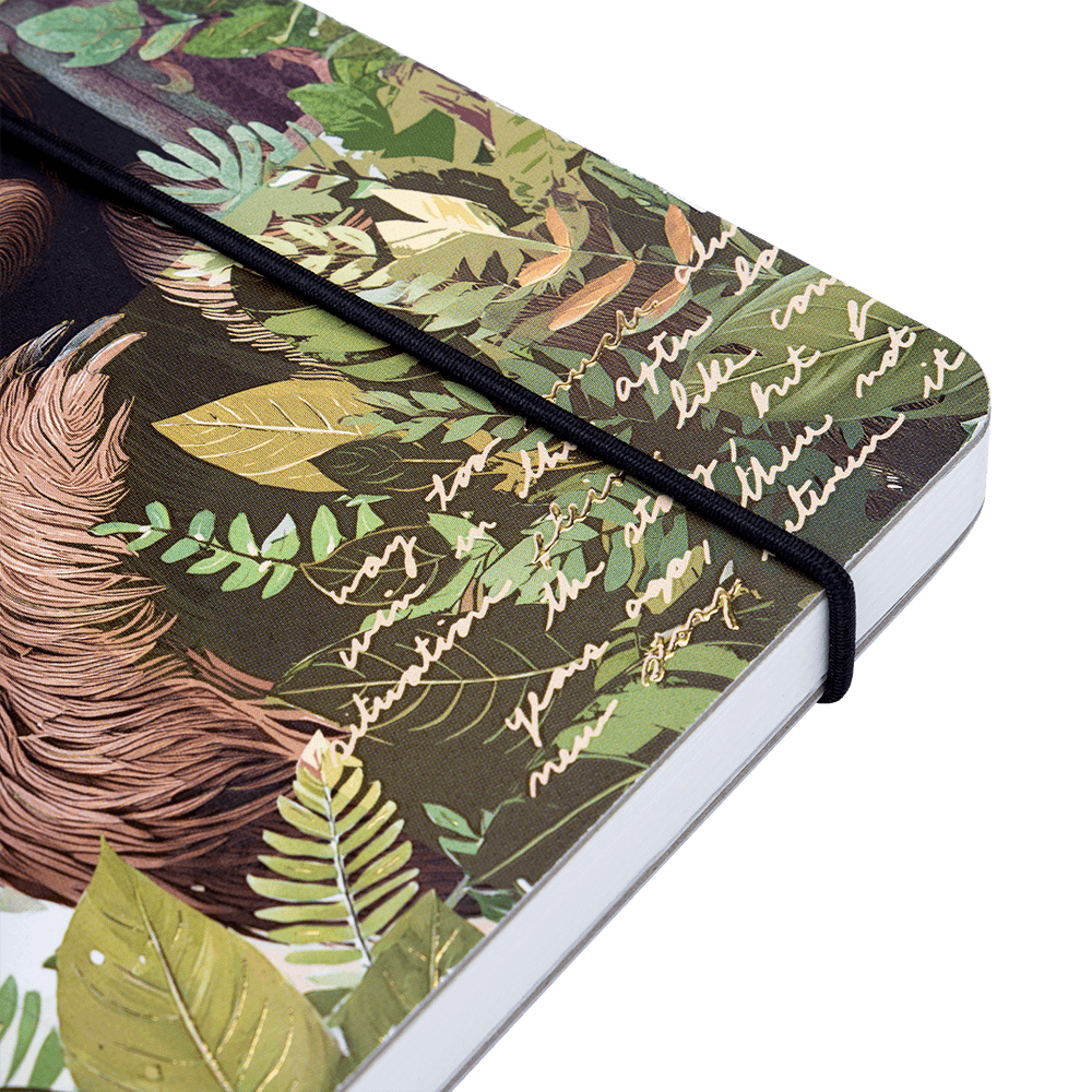Nightingale Animal Notebook Sloth Bear