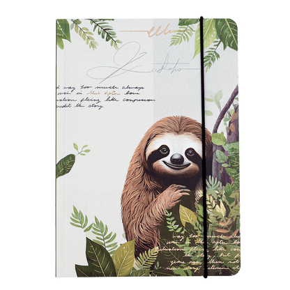 Nightingale Animal Notebook Sloth Bear