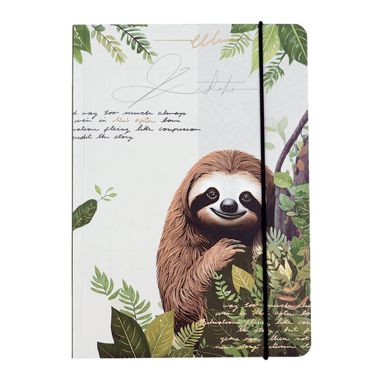 Nightingale Animal Notebook Sloth Bear