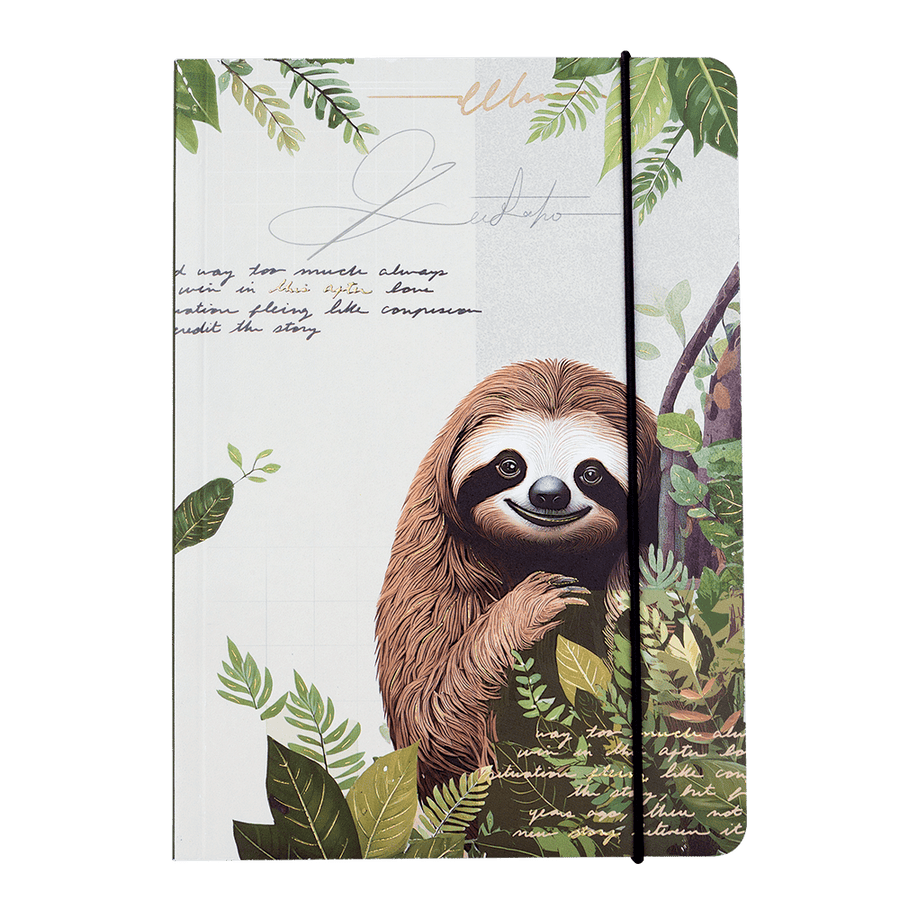 Nightingale Animal Notebook Sloth Bear