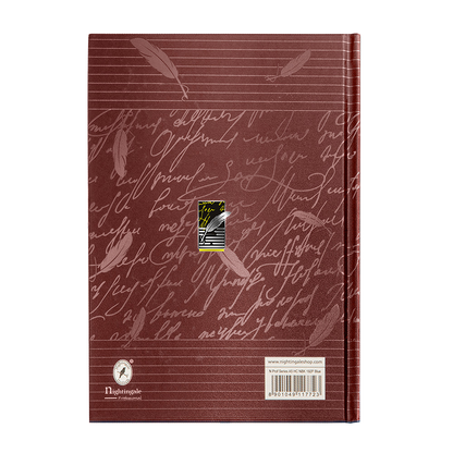 Nightingale Hard Cover Notebook Red