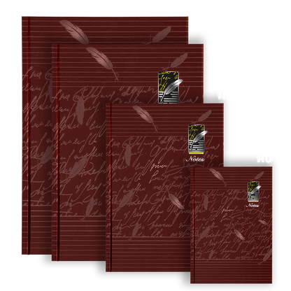 Nightingale Hard Cover Notebook Red