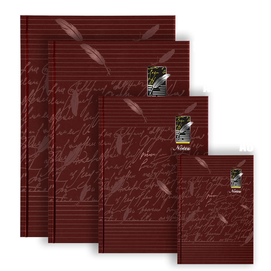Nightingale Hard Cover Notebook Red