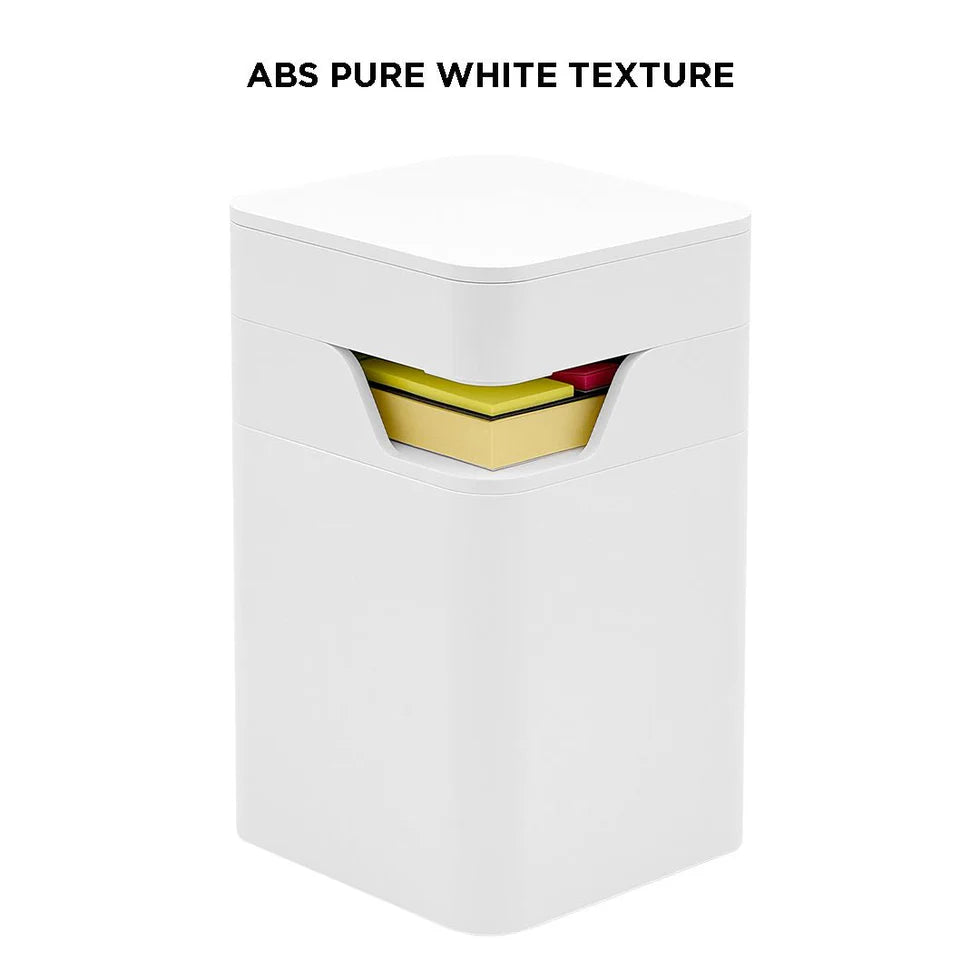 White textured object with colorful interior on a white background