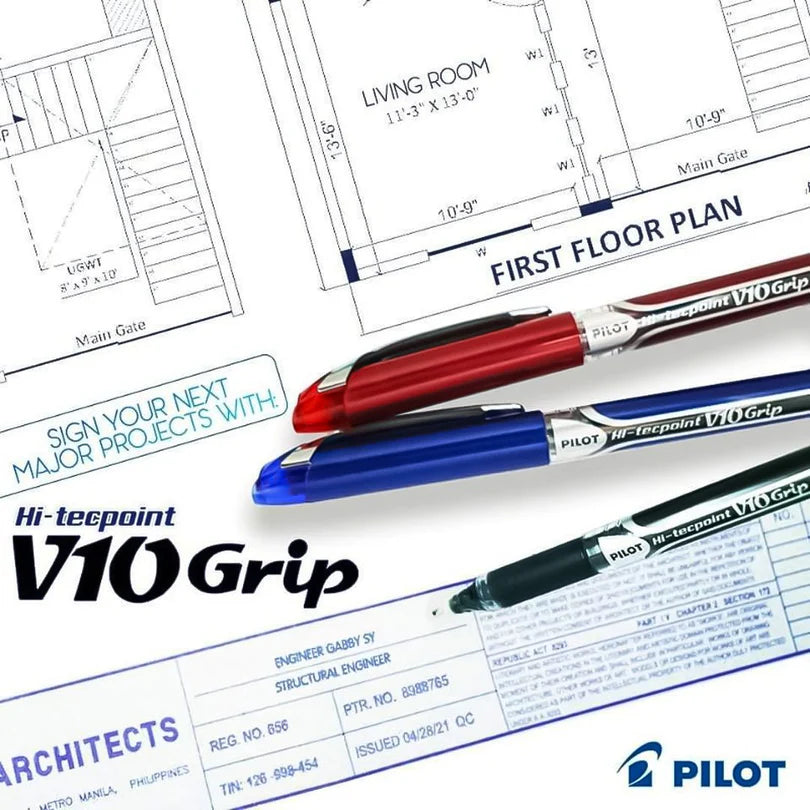 Pilot Hi-tecpoint V10 Roller Ball Pen
