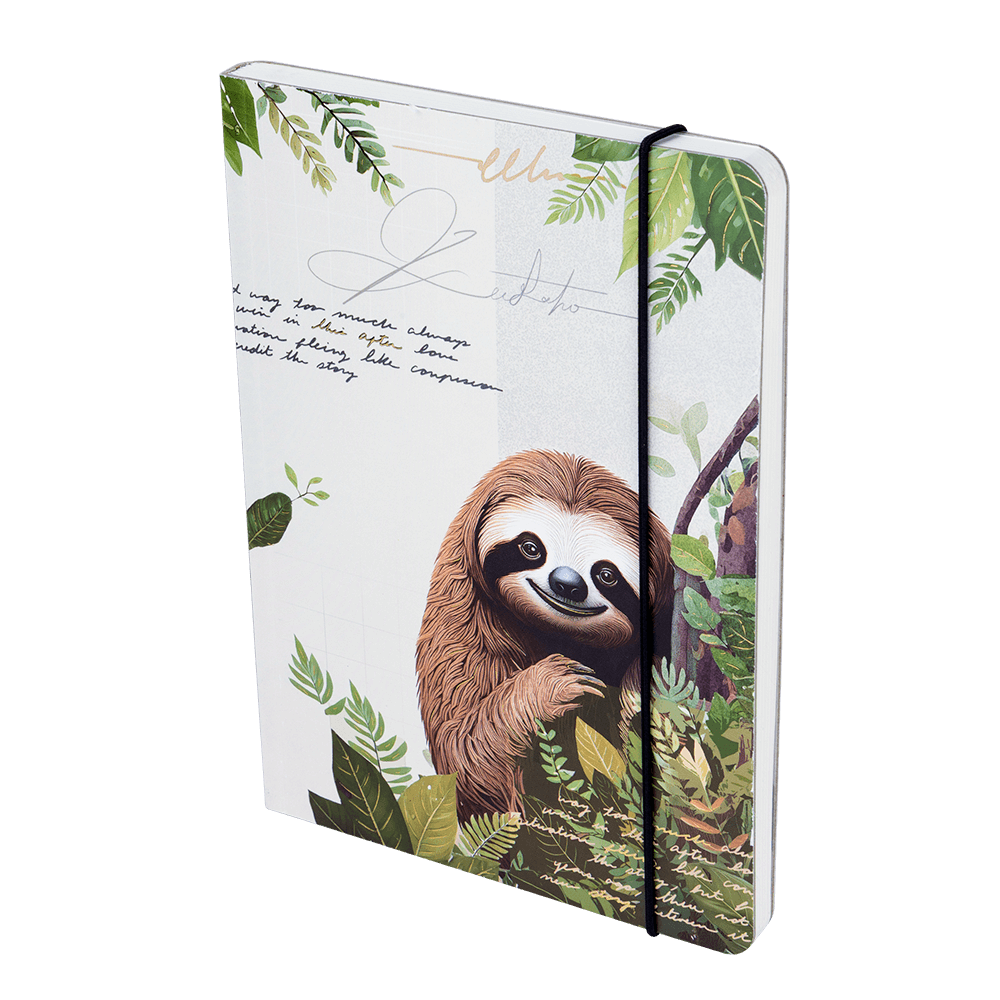 Nightingale Animal Notebook Sloth Bear