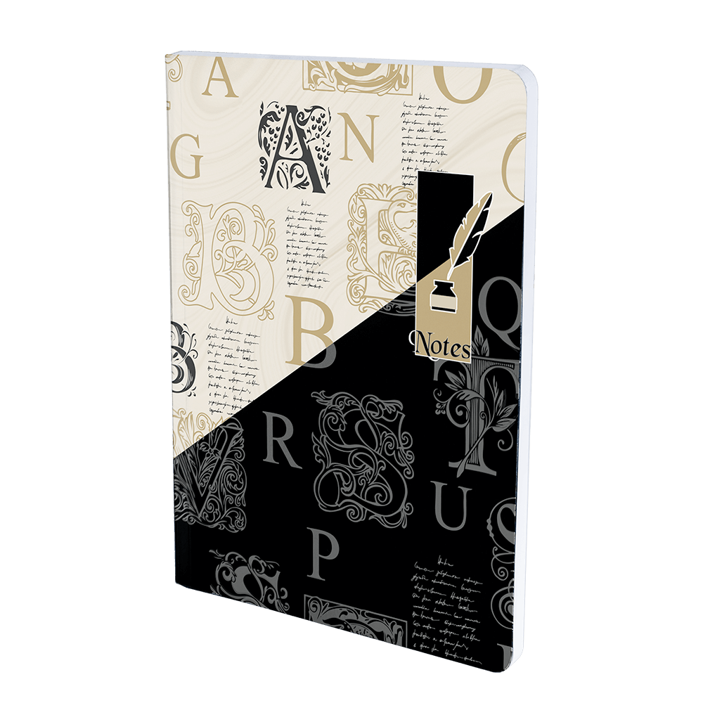 Nightingale Layflat Notebook – Black