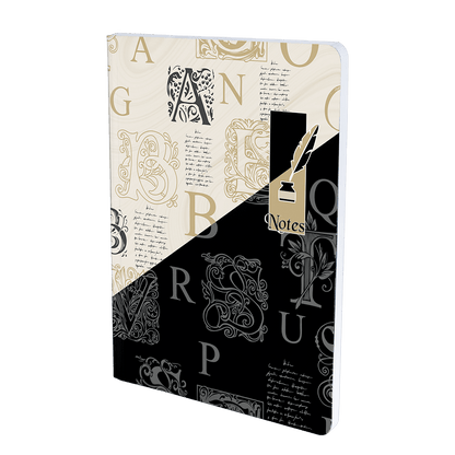 Nightingale Layflat Notebook – Black