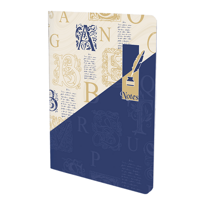 Nightingale Layflat Notebook – Blue