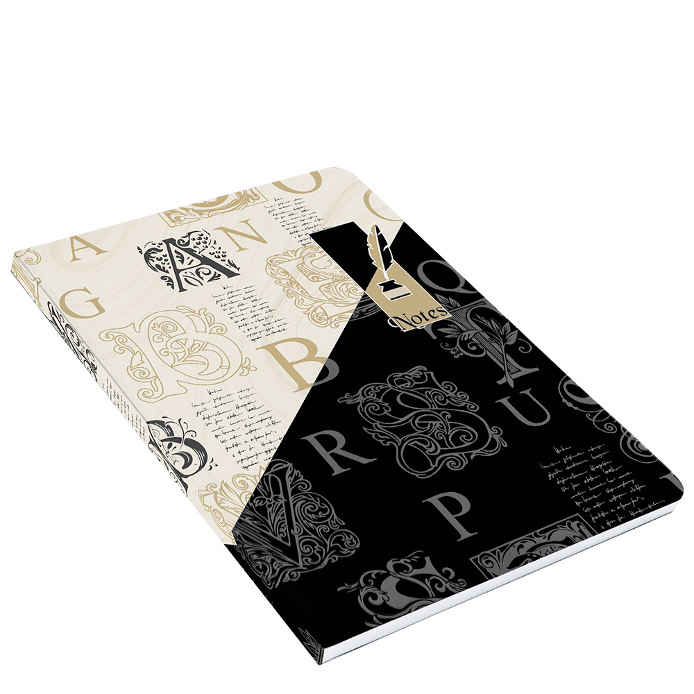 Nightingale Layflat Notebook – Black