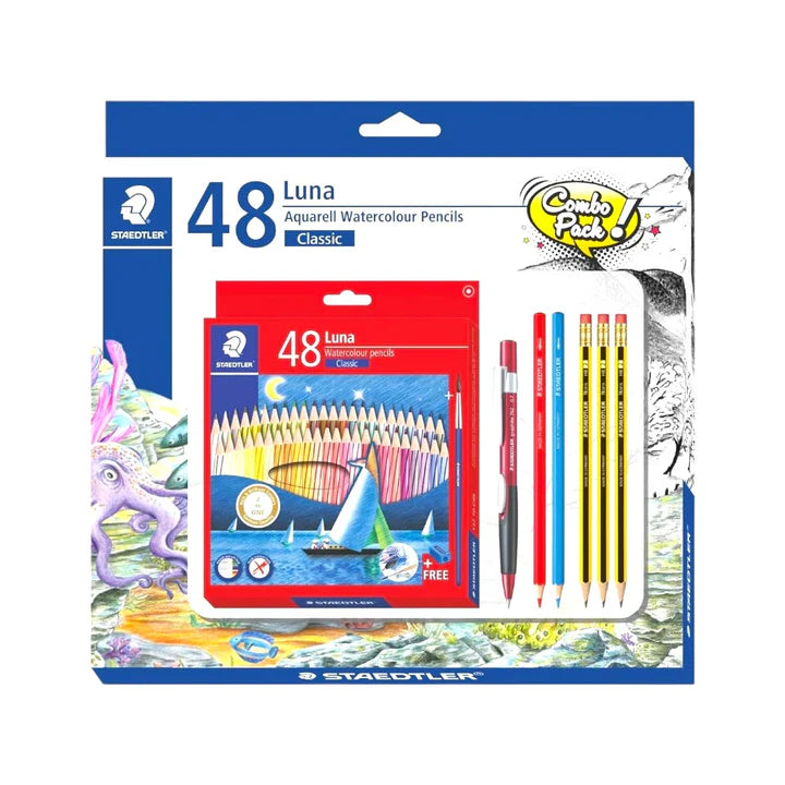 Staedtler Luna Aquarell Classic Watercolour Pencil Set - Choose Pack